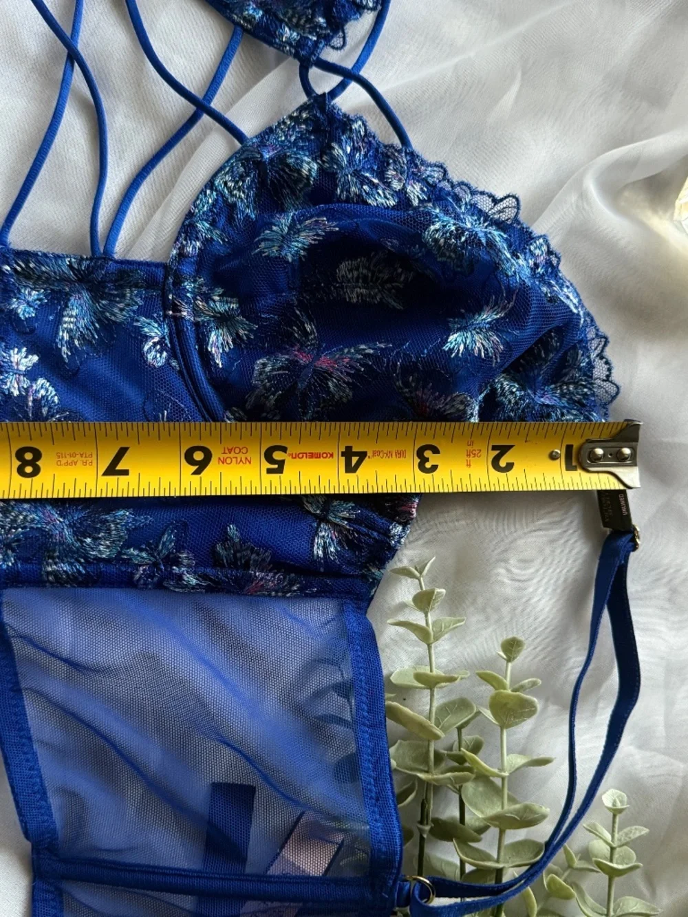 Victoria's Secret | Very Sexy Butterfly Embroidery Corset Bra Top